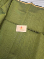 Pure Maheshwari Saree with Ghicha Pallu – Green
