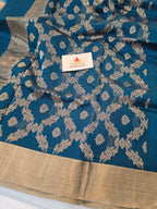 Chanderi with heavy Motifs on pallu