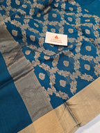 Chanderi with heavy Motifs on pallu