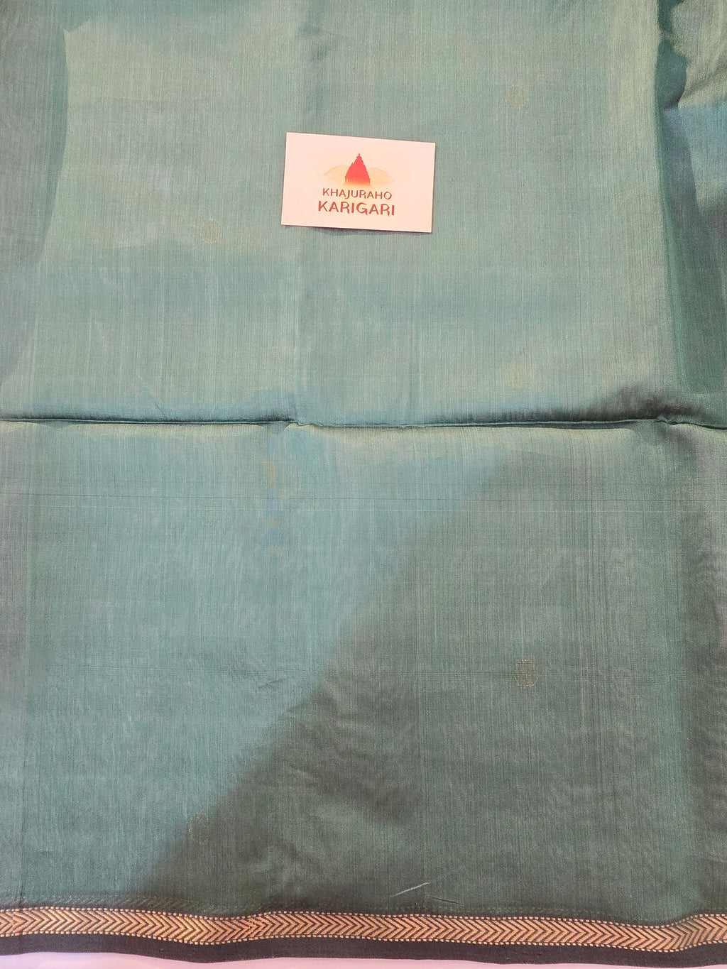 Pure Maheshwari Saree with Ghicha Pallu – Green