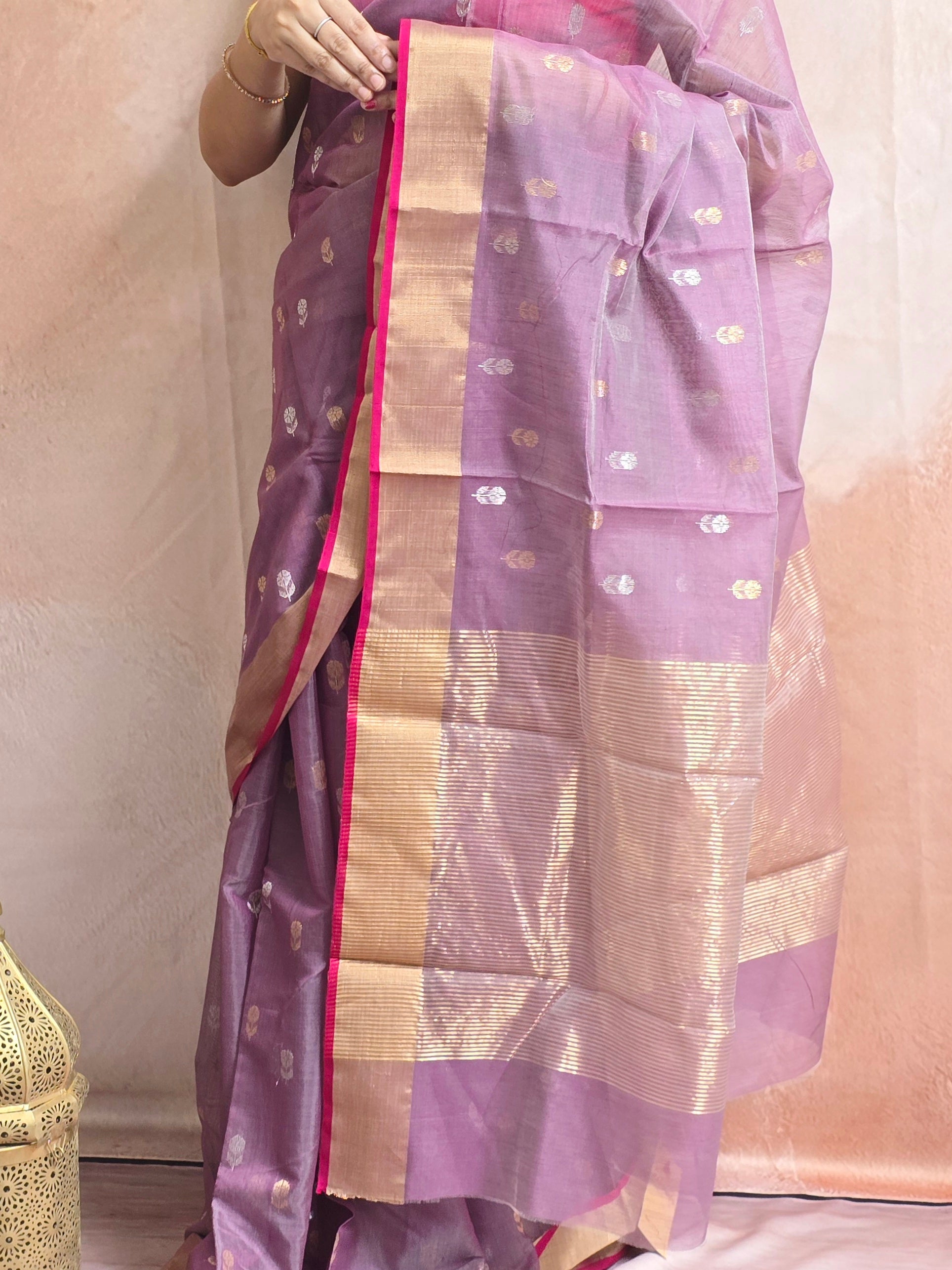 Chanderi Floral motifs