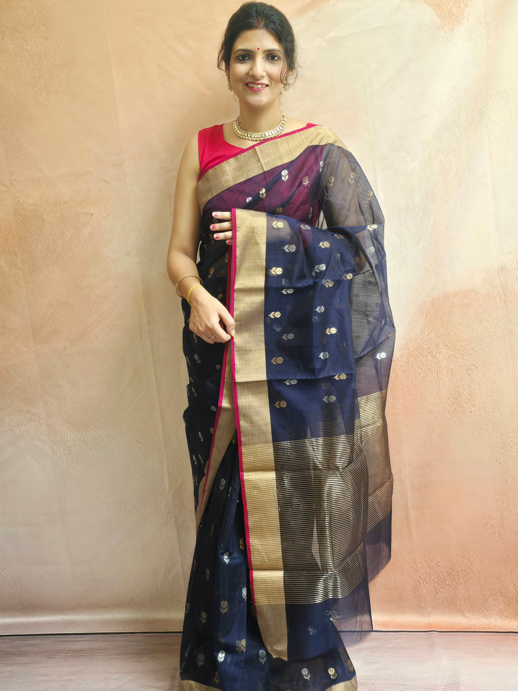 Chanderi Handwoven saree