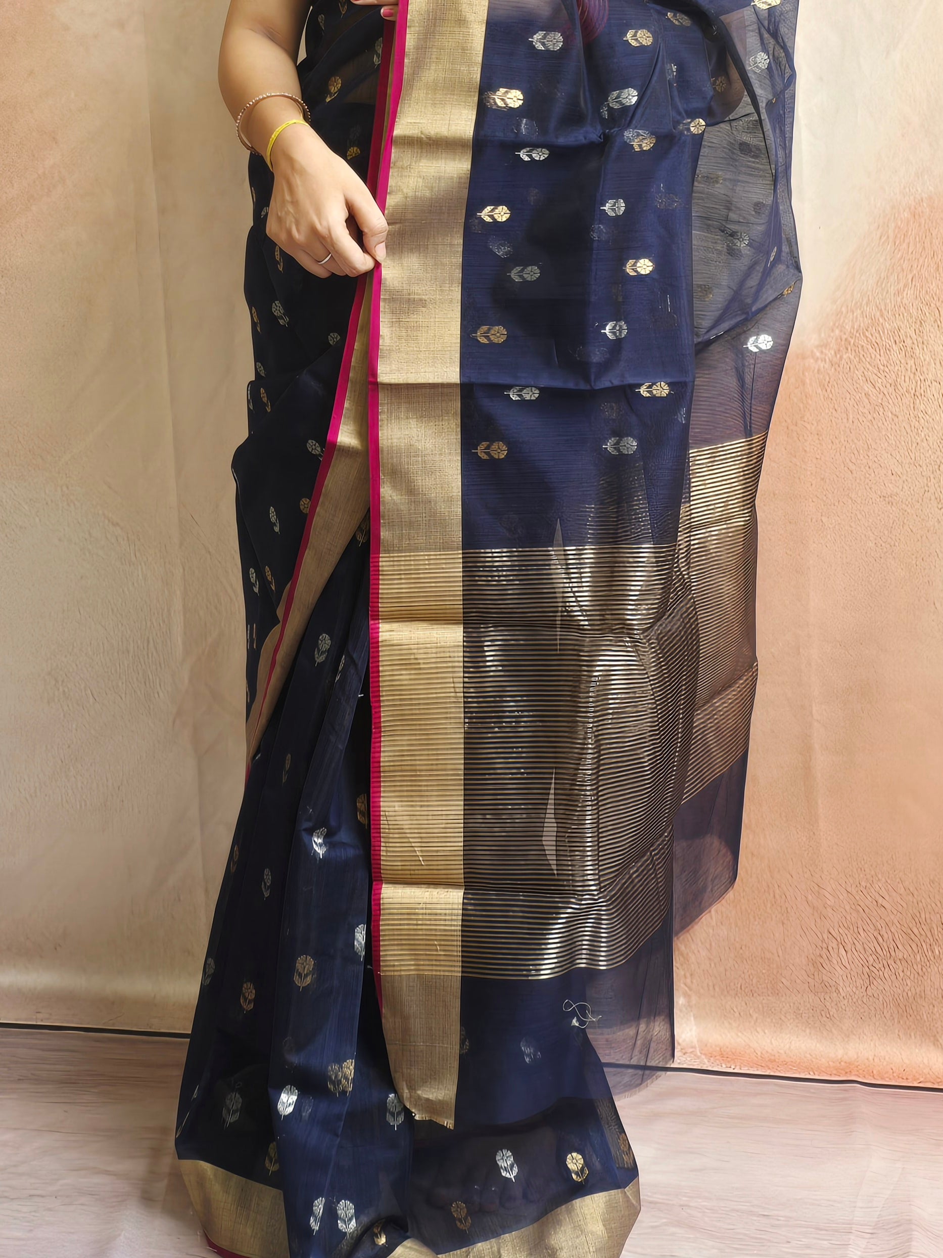 Chanderi Handwoven saree