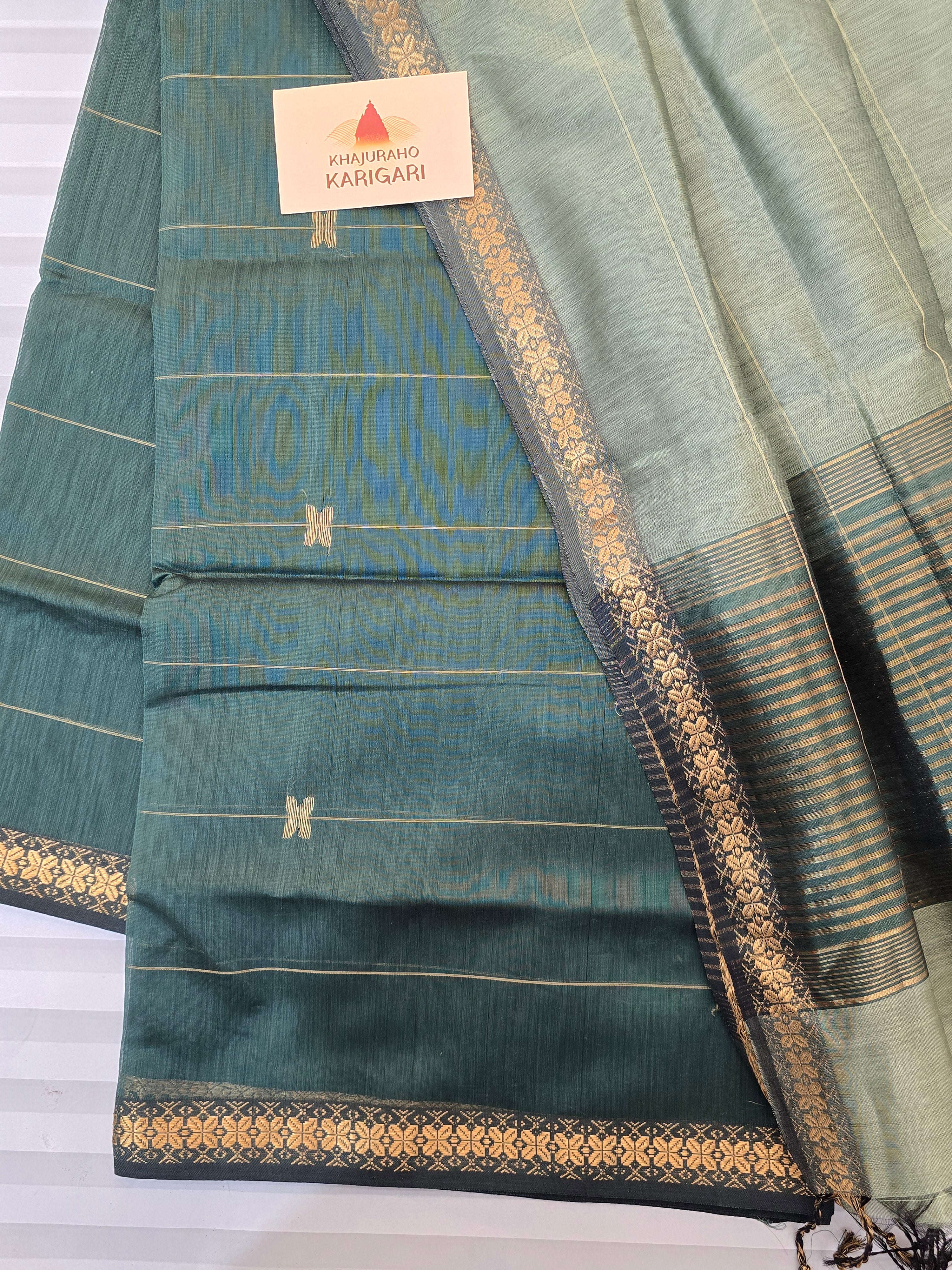 Pure Handwoven Maheshwari Kurta Dupatta Set