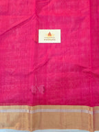 Kusum Mangal – Pure Handwoven Chanderi Silk Cotton Saree | Rani