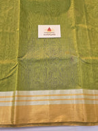 Kusum Mangal – Pure Handwoven Chanderi Silk Cotton Saree | Green