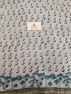 Handblock Printed Maheshwari Silk Cotton Saree
