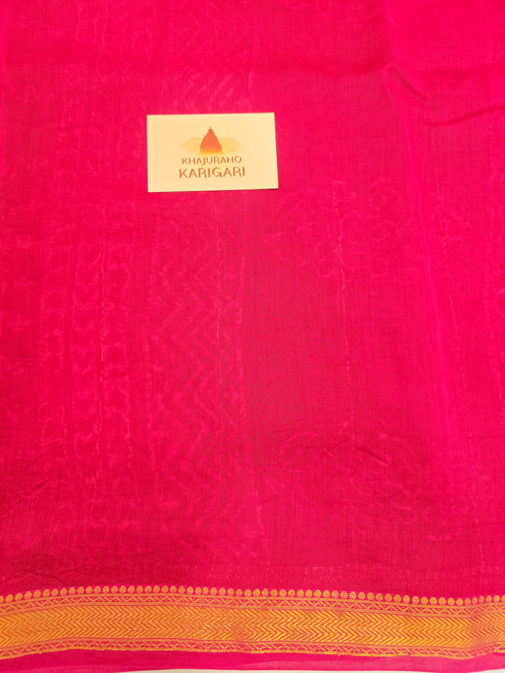 Handblock Printed Maheshwari Silk Cotton Saree