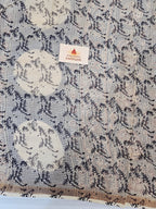 Handblock Printed Kota Doria Saree- Ajrakh Stripe
