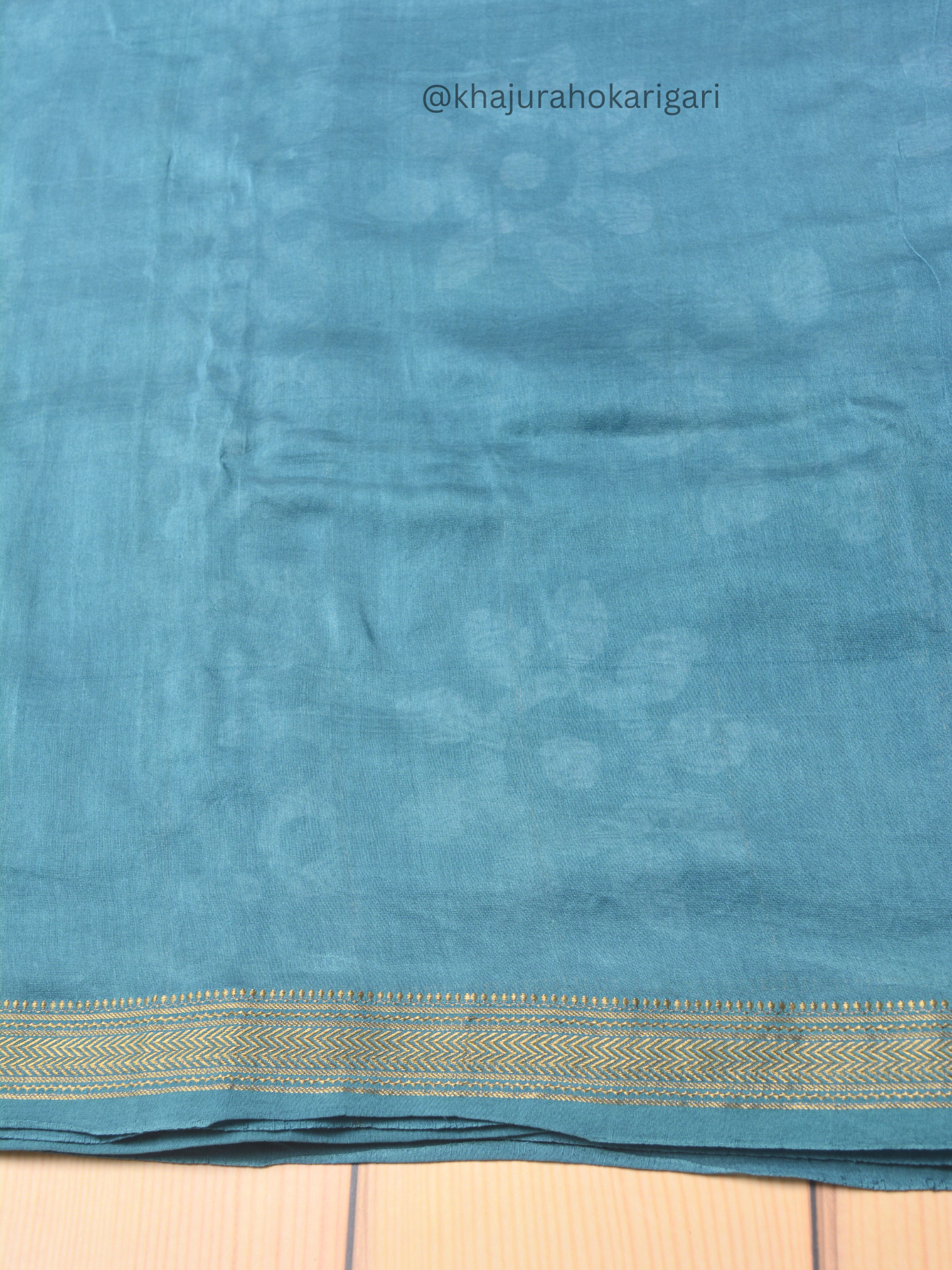 Mulmul Cotton Hand Batik Print Saree with Zari Border